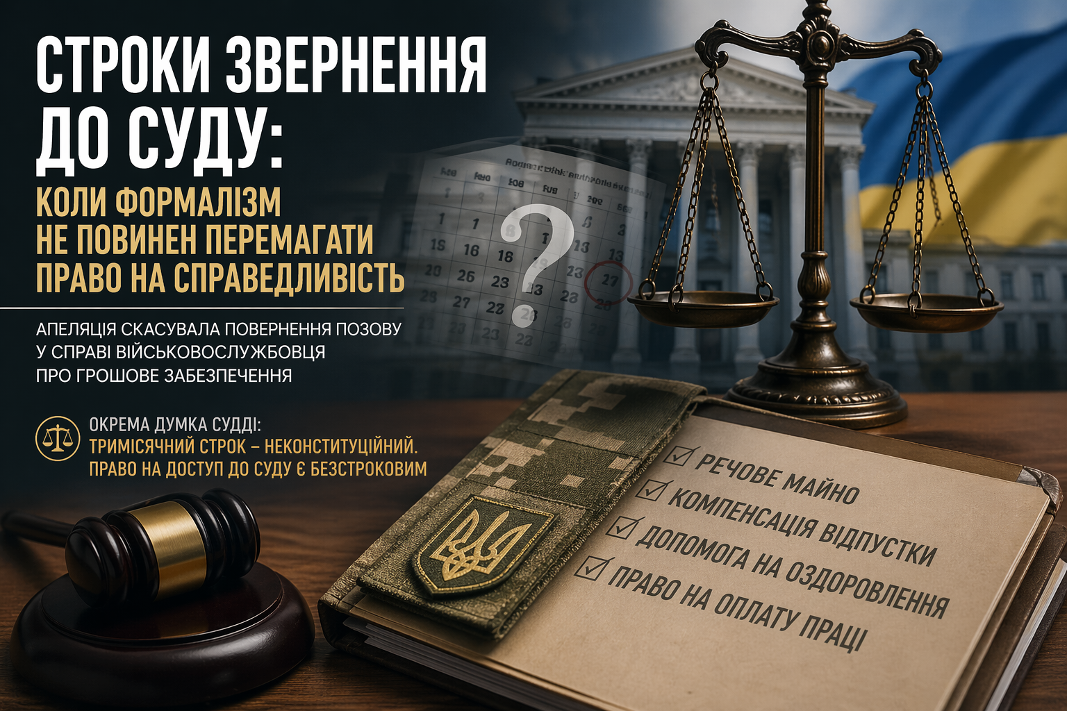 Неконституційність строків у трудових спорах: чи готові суди змінювати практику?